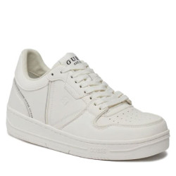 GUESS - sneakers uomo mod. ANCONA LOW col. WHITE