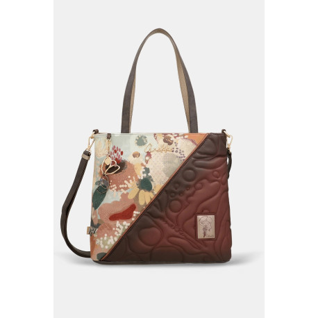 ANEKKE - Borsa a spalla quadrata Blossom
