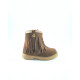 Balducci stivale con frange camoscio marrone