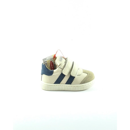 Balducci bambino bianca con strisce blu con strappo