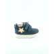 Balducci bambino blu camoscio con strappo